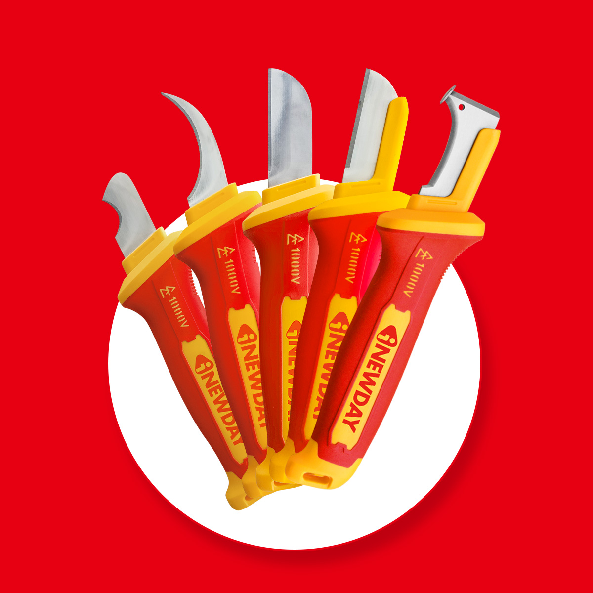 注塑双色柄绝缘电缆刀